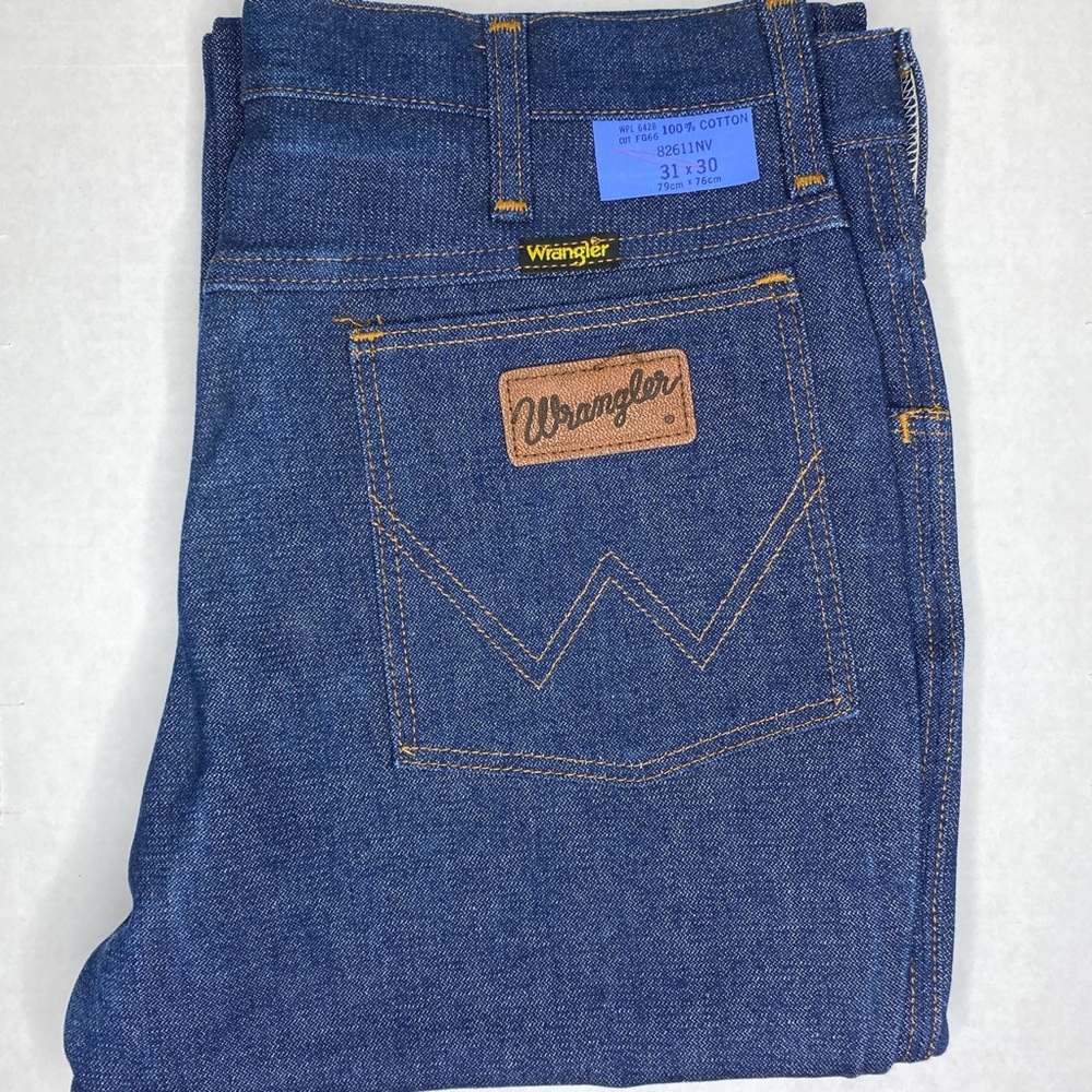 Vintage 70s women's wrangler bootcut denim jeans 31x30
